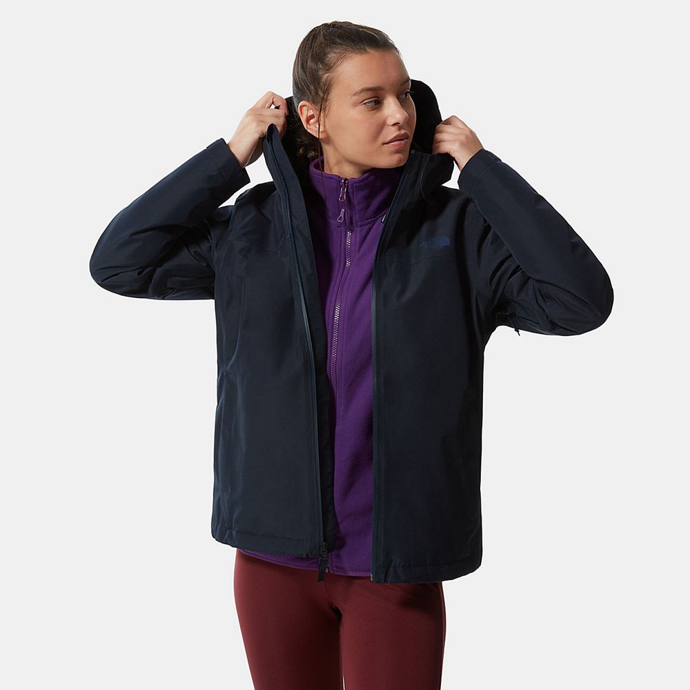 The North Face Insulated Jacket Womens Australia - The North Face Dryzzle Futurelight™ Navy Hiking (